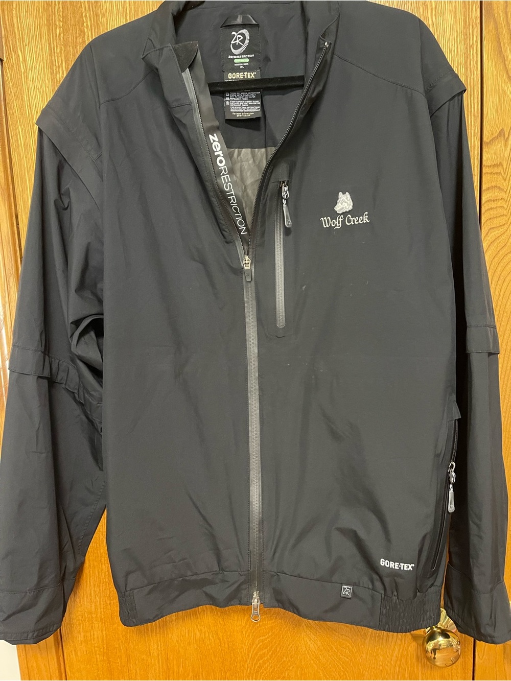 Men's Black Zero Restriction Gore-Tex Jacket